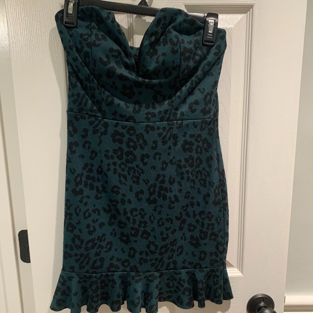 Green Cheetah Dress